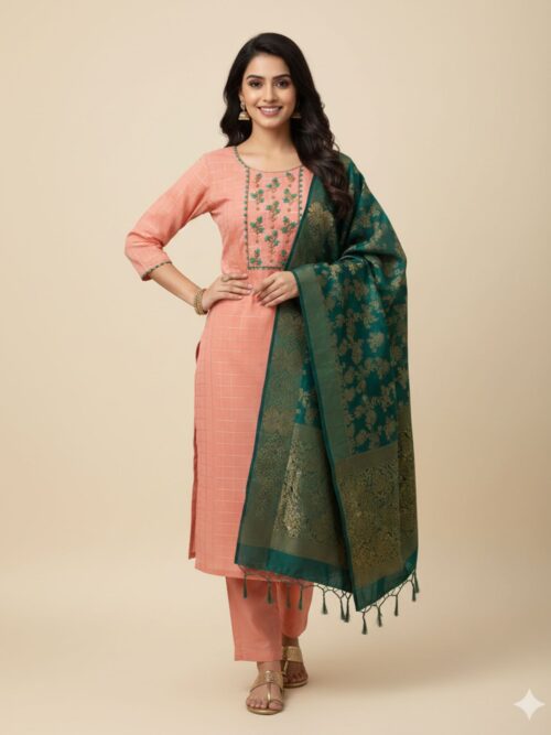 Zardozi Velvet Partywear Suit