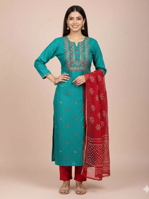 Royal Anarkali Embroidered Salwar Suit