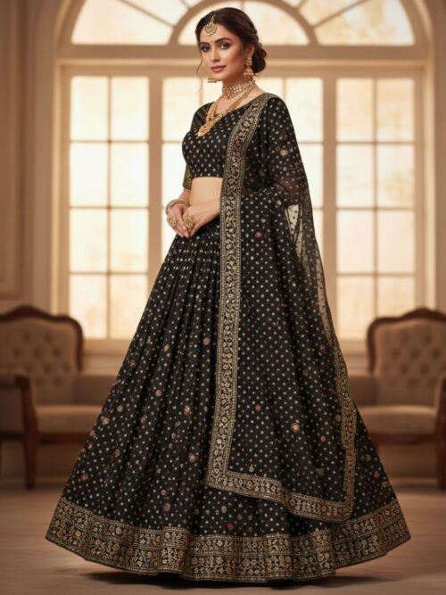 Blossom Pearl Pastel Lehenga