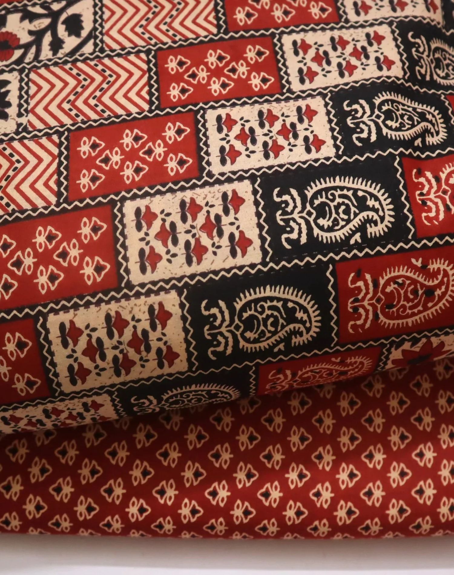 Indigo Block-Print Anarkali Kurti - Image 2